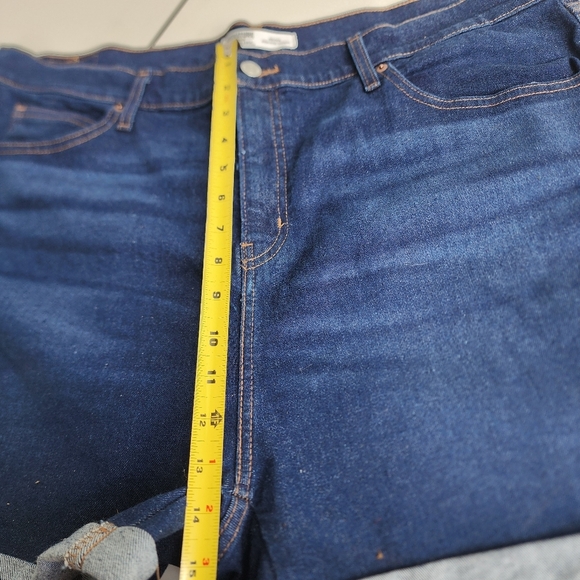 Levi’s Signature Women's Blue Denim Heritage High Rise Stretch Shorts Size 20W - Picture 5 of 10